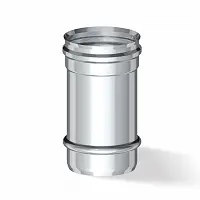 Дымоходная труба Ф 220 L=0,25м (430/0,8)