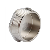 Заглушка наруж. резьба 1 1/4" никелированная AQUALINK (10/120)