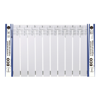 Радиатор алюминиевый DIAL ECO 500/80 /12 СЕКЦИЙ /