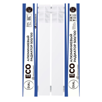 Радиатор алюминиевый DIAL ECO 500/100 / 4 СЕКЦИЙ /