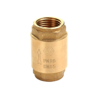 Клапан обратный пружинный муфтовый с металлическим седлом MVI Premium 3/4" (96/12) 