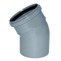 Отвод ПП канализационный D 50 (30 град.) (100)