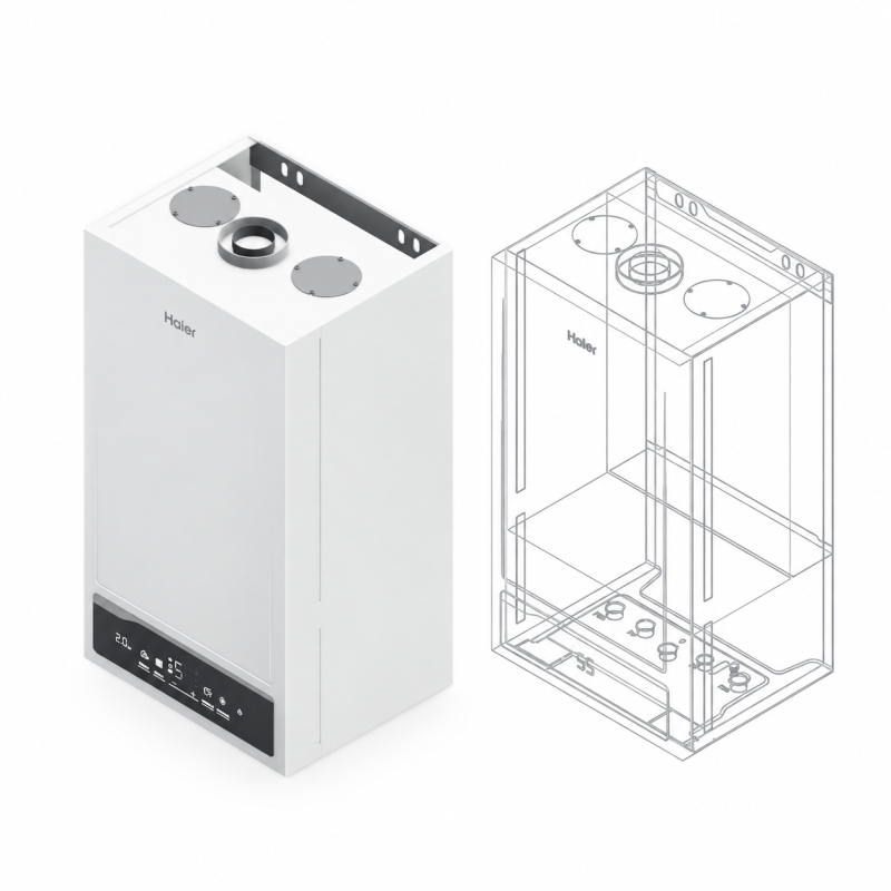 BIM-модели газовых котлов Haier EliteLine: проектируем с точностью