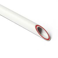 PP-R Труба армированная стекловолокном RUBIS SDR 6 PN25 Белая 32 PRO AQUA (48/4)
