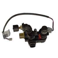 Запчасть для газ. котла Haier Блок входа воды в сборе Haier (Inlet valve body) (0040206185)