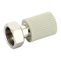 Соединитель с накидной гайкой PP муфтовый FV 20 x 3/4"