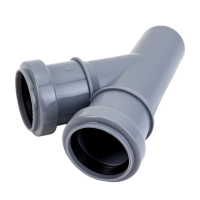 Тройник ПП канализационный D-40/40 (45 град.) ПОЛИТЭК (25)