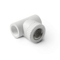 PP-R Тройник комбинированный ВР Белый 25-3/4 PRO AQUA (80/10)