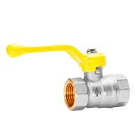 Кран шаровой для ГАЗА муфтовый полнопроходной (рычаг) Temper 1/2" (18) 