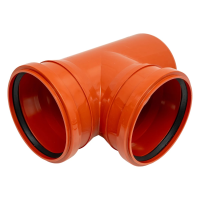 Тройник канализационный D-160/160 (87 град.) (наружная) ПОЛИТЭК (50)