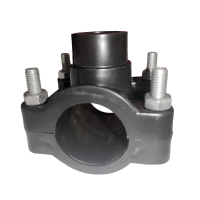 Врезка седловая ПЭ 75x1 1/2" четырехболтовая (45/1)