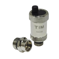 Автоматический поплавковый воздухоотводчик хром. 10 бар TIM 1/2" (100/10)