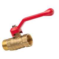  Кран шаровой муфта/резьба полнопроходной (рычаг) Aqualink (11Б27п1) 3/4" (90/5) 