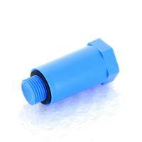 Заглушка Н Uni-Fitt монтажная 1/2" с плоской прокладкой (синяя) (120/10)