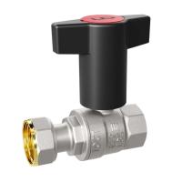 Кран шаровой с гайкой накидной полнопроходной (Т-рукоятка) LD Pride 3/4" (7) 