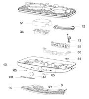 Запчасть для водонагревателя Фиксатор платы дисплея Ariston (65180446)