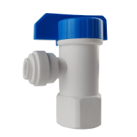 Шаровой кран для бака WB-CV1144-Q, 1/4"OD x 1/4"NPTF, QC