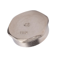 Заглушка внутр. резьба 1 1/2" никелированная AQUALINK (10/80)