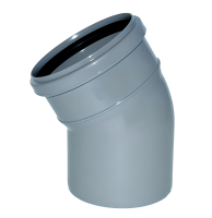 Отвод ПП канализационный D 50 (30 град.) (100)