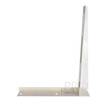 Комплект кронштейнов для сплит-системы 400x450/2.0 (L=450), цвет белый