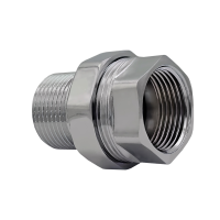 Американка прямая нар.-вн. ХРОМ 3/4" TIM (60/15)