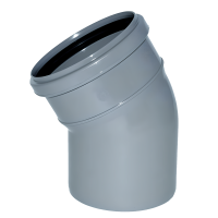 Отвод ПП канализационный D 110 (15 град.) (50)