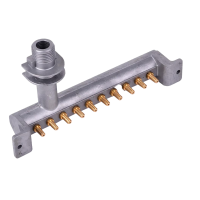 Запчасть для газ. котла Коллектор с форсунками прир. газ NG Kiturami