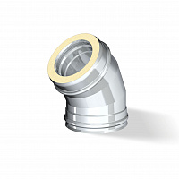 Отвод-сэндвич 45° (135°) Ф 250х350 (430/0,8х0,5)