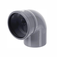 Отвод ПП канализационный D 110 (90 град.) ПОЛИТЭК (45)
