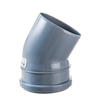 Отвод ПП канализационный D 110 (30 град.) ПОЛИТЭК (70)