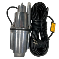 Насос вибрационный погружной PUMPMAN TVM60-20UN (верхний забор, кабель 20 м, 200 Вт., 18 л/мин, 5 м)