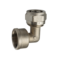 Уголок обжимной для м/п труб AQUALINK 20×3/4" вн. рез. (100/10)