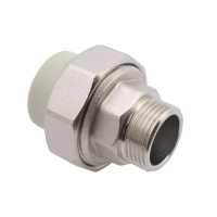 Муфта разъемная с резьбой наружной PP  - d 20 GZ 1/2" FV (Р-О)