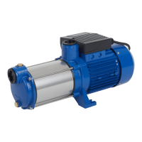 Поверхностный насос многоступенчатый Aquario AMH-180-10P (1750 Вт., 170 л/мин, напор 50 м, всас. 8)