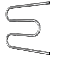 Полотенцесушитель М-образный (без полок) 1" 500х400 нерж. (межосевое/ширина)