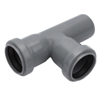 Тройник ПП канализационный D-40/40 (90 град.) ПОЛИТЭК (30)