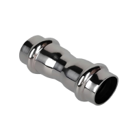 Двухраструбная пресс-муфта из нержавеющей стали 28*22mm TIM (70/5)