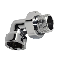 Американка угловая нар.-вн. ХРОМ 1/2" TIM (64/16)