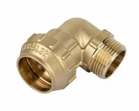 Угол для ПЭ труб обж. латунь нар. рез. TIM 32x1" (2/30)