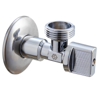 Кран шаровой угловой для подключения сантехнических приборов MVI 1/2"х3/4" (120/5) 