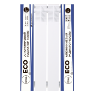 Радиатор алюминиевый DIAL ECO 500/80 / 4 СЕКЦИЙ /