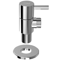 Кран шаровой угловой круглый TIM 1/2"х1/2" нар-нар (50/1) (Н-П) 