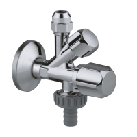 Вентиль угловой комбинированный TIM 1/2" (50) 