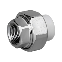 Муфта PPR разъем. двухстор. 20х3/4" TIM (10/120)