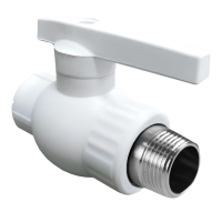 Кран шаровый PPR комбин. НР 25 х 3/4" Valfex (40/10)