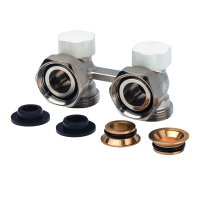  Блок для двухтрубной системы угловой Luxor М178  (M188) 3/4" (евроконус) (Р-О)