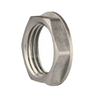 Контргайка 1 1/2" латунь никель LD (50)