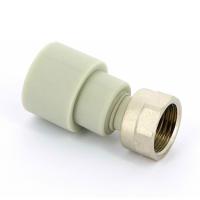 Соединитель с накидной гайкой PP муфтовый 25 х 3/4" FDplast (серый) (100)