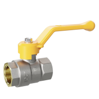 Кран шаровой для ГАЗА муфтовый полнопроходной (рычаг) LD Pride 1 1/2" (3) 