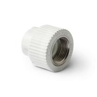 PP-R Муфта комбинированная ВР Белая  20-1/2 PRO AQUA (200/25)
